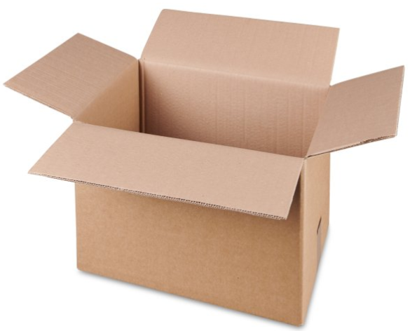 PAQUET 10 CAISSE AMÉRICAINE DOUBLE CANNELURE 340X240X240