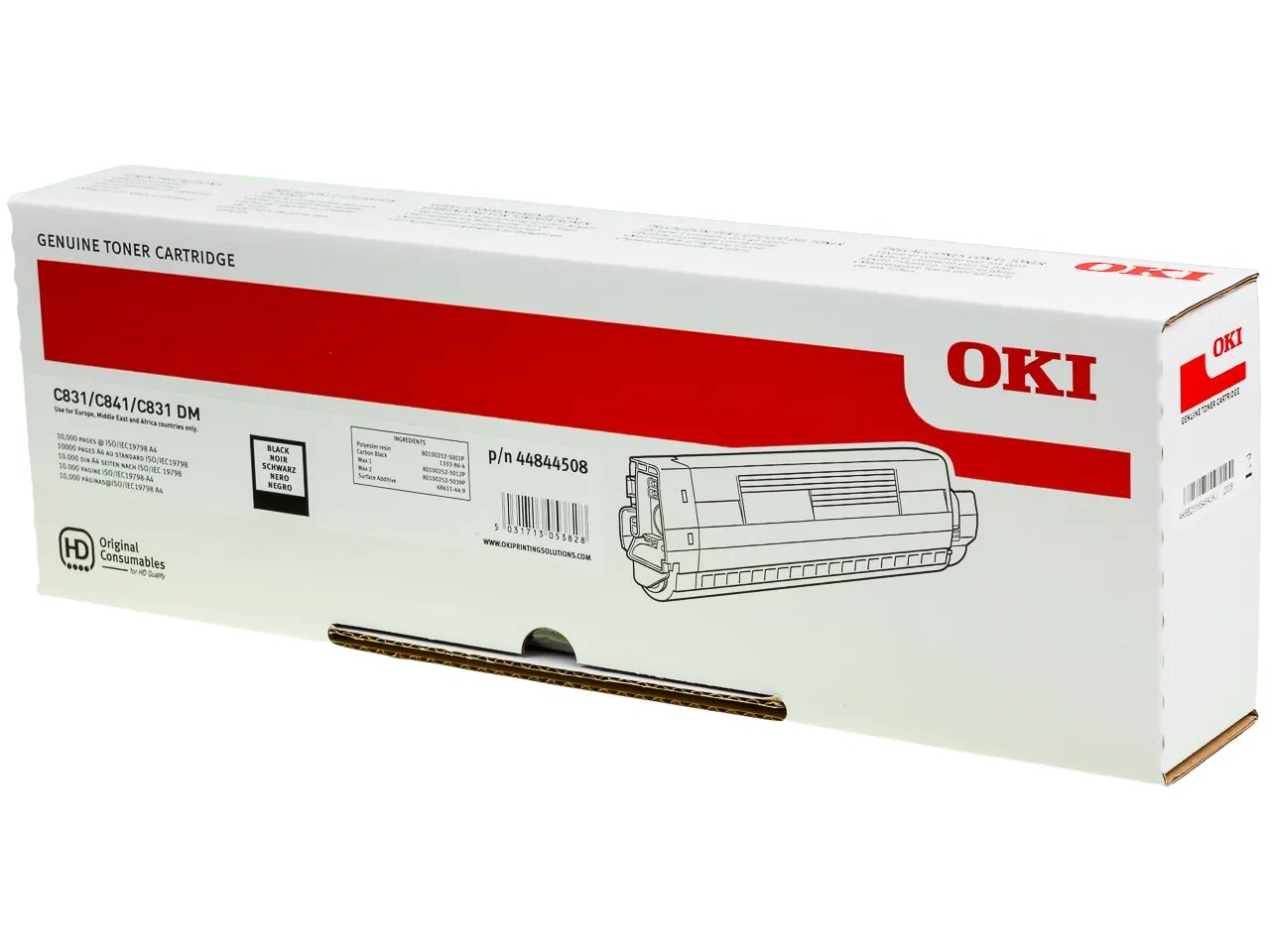 44844508 OKI C831 Toner noir