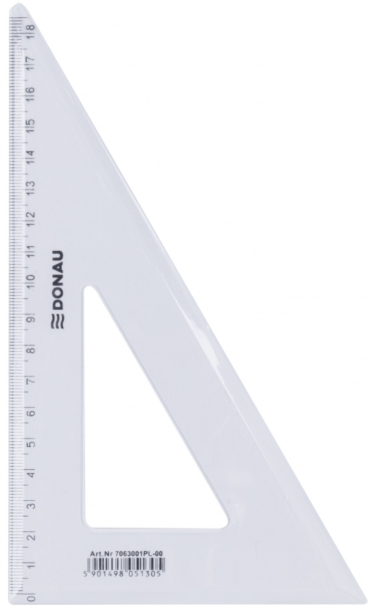 TRACAGE PLASTIQUE EQUERRE 6O° 25CM