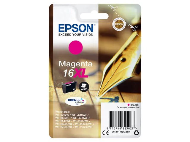T1633 - EPSON WF2010 - cartouche magenta Grande Capacité
