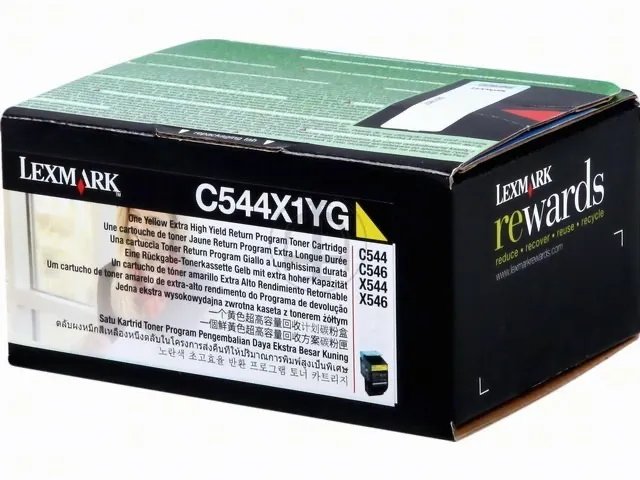 C544X1YG LEXMARK C544 Toner Jaune