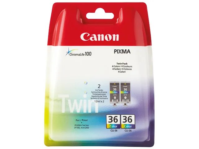 CLI36 CANON MINI260 - cartouche  (2) couleur