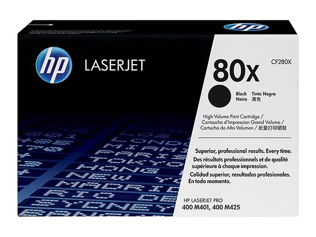 CF280X - Toner noir  Grande Capacité HP LASER PRO400 M401 -  HP CF280X / 80X 