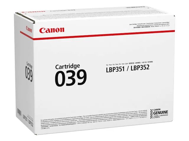 Toner original Canon 039BK noir - 11000 pages