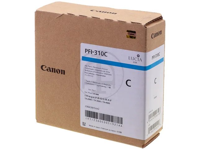 PFI310C CANON IPF TX2000 - cartouche  cyan