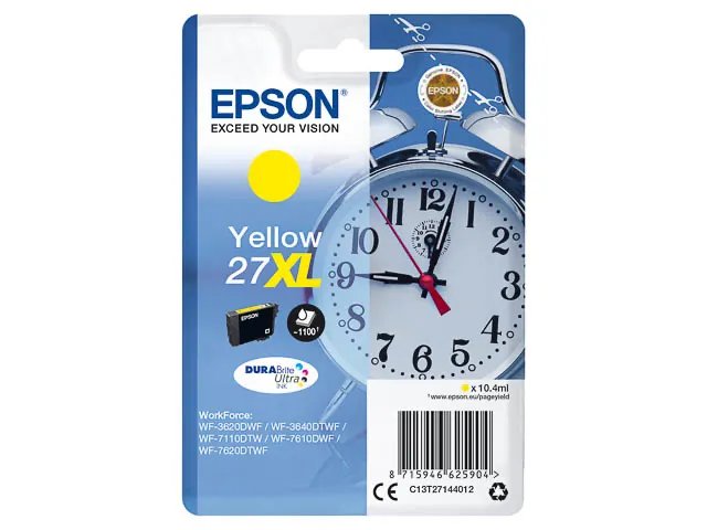 T2714 - EPSON WF3620DWF - cartouche Jaune Grande Capacité