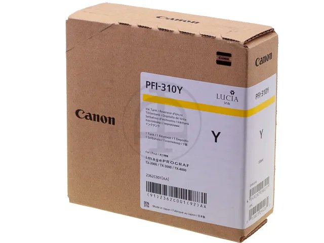 PFI310Y CANON IPF TX2000 - cartouche Jaune