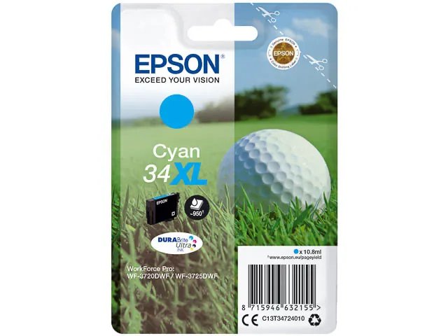 T3472 - EPSON WF3720DWF - cartouche  CY Grande Capacité