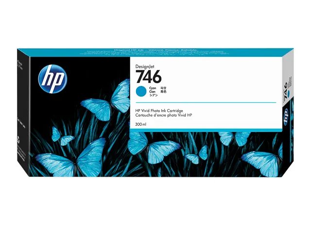 P2V80A HP DesignJet d'encre Z6 - HP746 cartouche  cyan