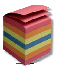 BLOC CUBE ENCOLLE COULEUR