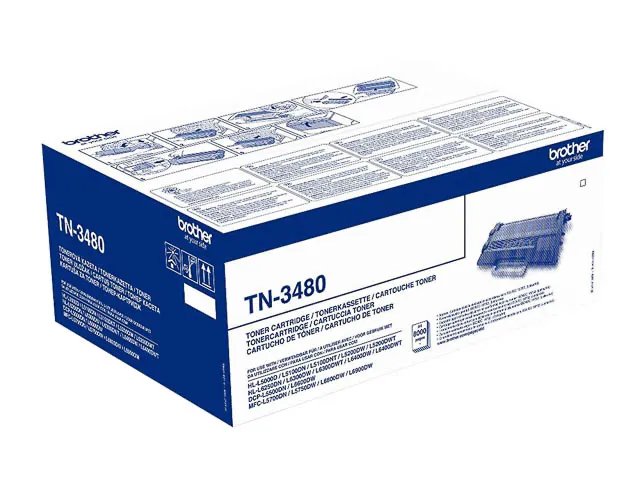 Toner noir BROTHER TN3480 Grande Capacité