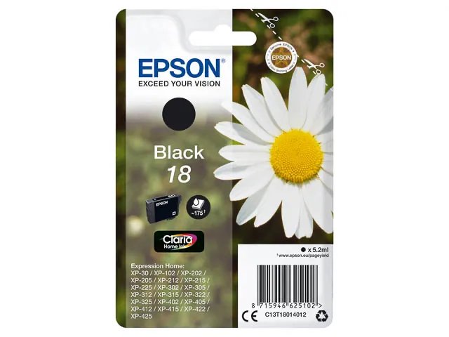 T1801 - EPSON XP30 - cartouche noire - Standard