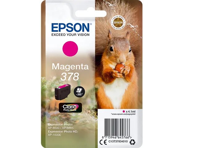 EPSON 378 - T3783 - EPSON XP8500 - cartouche magenta - Standard