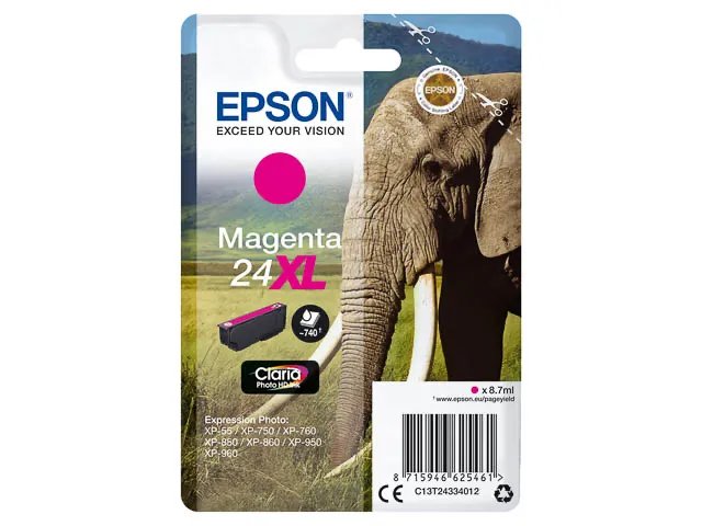 C13T24334012 EPSON XP750 - cartouche magenta Grande Capacité