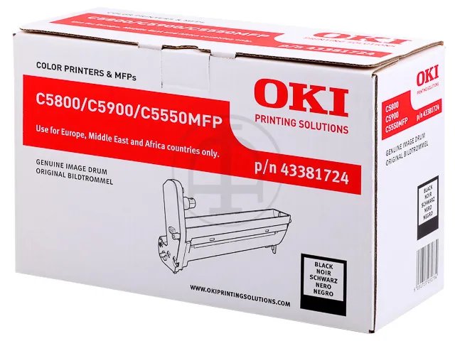 43381724 OKI C5800 Tambour (OPC) Noir