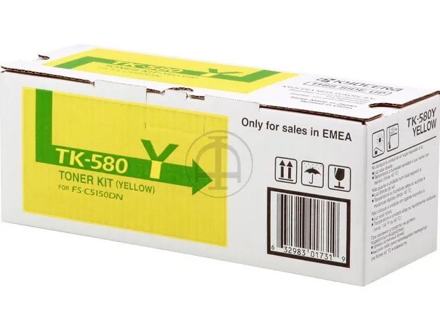 TK580Y KYOCERA FSC5150DN Toner Jaune
