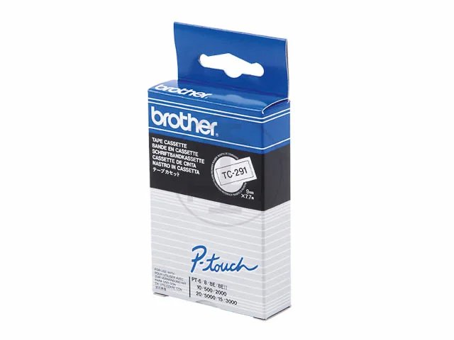 TC291 BROTHER PTOUCH 9mm- noir sur blanc