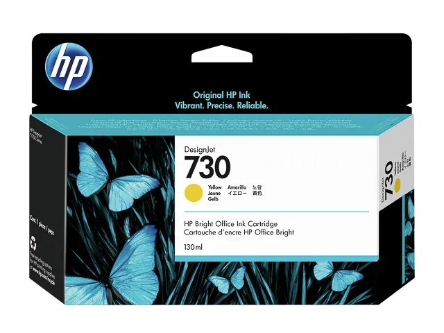 P2V64A HP DesignJet d'encre HP730 - T1700 - cartouche Jaune - 130ML